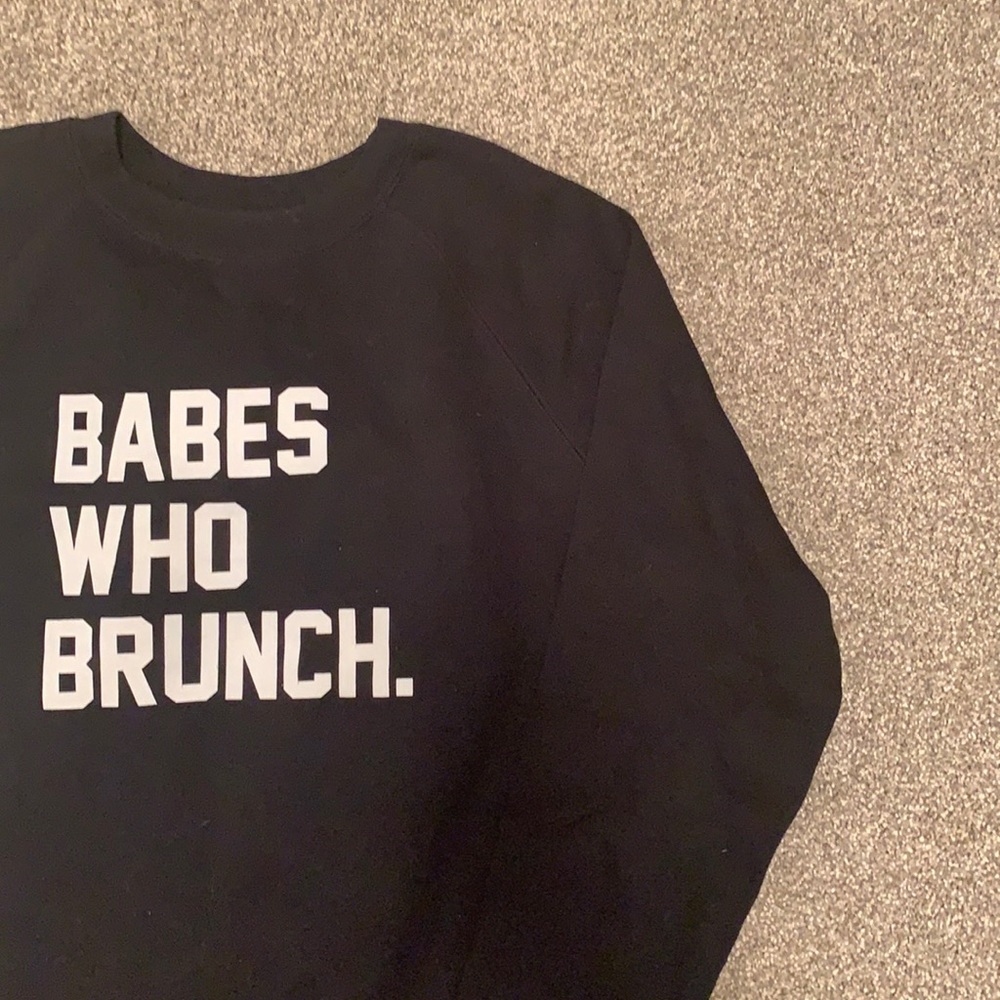 Brunette the Label: Babes Who Brunch Crew Neck